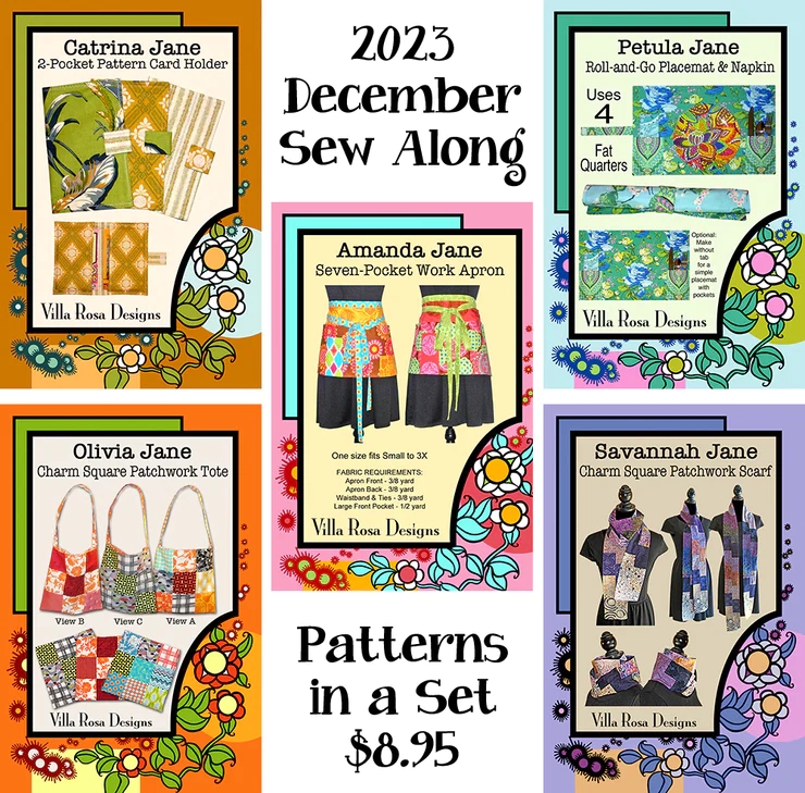 Sew a Mug Caddy Organizer: free fat quarter friendly sewing pattern